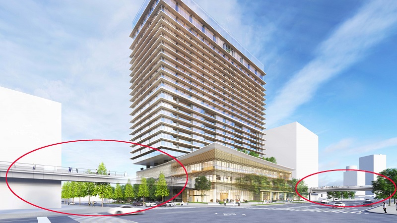 桜木町駅からどこまでデッキが伸びる!? 「ウェスティンホテル横浜」がまもなく着工~みなとみらいレポート